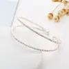 Fornecimento transfronteiriço pulseira clássica de moda criativa pulseira simples de duas camadas com incrustação de diamante joia em estoque atacado B256
