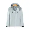 Chaqueta softshell de una capa para primavera y otoño para hombres y mujeres, con capucha cortavientos para montañismo al aire libre, chaqueta para actividades de equipo, ropa de trabajo con logo personalizado