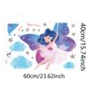 Fx-E272 Linda Flor Borboleta Menina Estrela Nuvem Quarto Infantil Jardim de Infância Linda Palavra Adesivo de Parede Decorativo