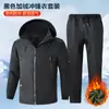 Conjunto de chaqueta de algodón camuflada engrosada con forro polar de invierno transfronterizo para hombre, cortavientos, impermeable, cálido, chaqueta de trabajo, ropa de protección laboral