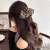 Grampo de Cabelo Banana com Estampa de Leopardo das Nuvens para Mulheres 2026 Novo Estilo Ferramenta Fixadora de Rabo de Cavalo Alto Clipe Vertical Acessório de Cabelo