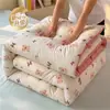 Manta de invierno nueva 2026, acolchado de algodón grueso y cálido, adecuada para todas las estaciones, ideal para dormitorios de estudiantes, tamaño individual y para usar en primavera y otoño