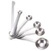 Cuchara medidora creativa, juego de cinco piezas, cuchara medidora de acero inoxidable para café con escala, herramienta para hornear, cuchara medidora, juego de 5 piezas, cuchara medidora