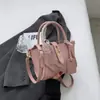 Bolso Casual para Mujer 2025 Invierno Nuevo Estilo Elegante Bolso de Hombro Cruzado Estilo Coreano Bolso Cubo de Moda