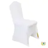 Fundas Elásticas Rojas y Blancas para Sillas de Restaurantes, Banquetes y Hoteles, Cobertura Total, a Prueba de Polvo, Fundas para Sillas de Boda, Fundas de Taburete de una Pieza