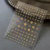 Yitu Pegatinas para Uñas 3D Estrella Dorada Patrón Hormiga Estilo Simple y Exquisito Tendencia de Internet Pegatinas Decorativas Yt6835