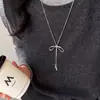 Collar con Cordón Dulce de Lazo Estilo Coreano para Mujer Diseño de Nicho Cadena Larga para Suéter Accesorios Versátiles de Alta Gama