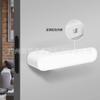 Fechadura ecológica de sucção magnética minimalista muda Fechadura de porta de madeira simples italiana invisível fechadura interna maçaneta da porta do quarto
