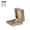 Caja de Anillo Propuesta PU Colgante Collar Conjunto Caja de Almacenamiento Caja de Empaque de Regalo para Joyería Caja de Regalo Suministro Directo de Fábrica