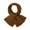 Bufanda Nueva de Lana Pura para Mujer Otoño e Invierno, Moda Coreana Versátil, Calentador de Cuello Melange, Bufanda Protectora de Cuello Estilo Cruzado