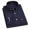 Camisa Casual de Manga Larga con Rayas de Fuego para Hombre Dongyu, Primavera y Verano, Cuello Camisero, Cárdigan para Hombre en Stock, Venta al por Mayor