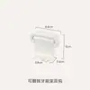 Soporte de Pared para Cepillos de Dientes Fasola, Soporte de Pared para Cepillo de Dientes Eléctrico para Baño sin Taladro, Almacenamiento debajo del Espejo del Gabinete