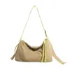 Bolsa de Nylon de Gran Capacidad para Mujer 2026 Otoño Temprano Nueva Elegante Bolso de Hombro Versión Coreana Alta Apariencia Bolso Cruzado para el Trabajo