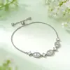 Pulsera de Zirconia Estilo Coreano y Japonés para Mujer, Nicho de Lujo Ligero con un Toque de Alta Gama, Diseño de Nariz de Cerdo, Ajustable, Versátil, Pulsera Dulce al por Mayor