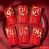 2027 Año del Cordero Venta al por mayor Transfronteriza Engrosado Escarchado Rojo Sobres Rojos Zodiaco Dibujos Animados Festival de Primavera Año Nuevo Bolsas de Sobres Rojos con Logo