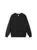 Sudadera Pesada de Cuello Redondo Talla Europea 320g Transfronteriza para Hombres y Mujeres, Hombro Caído Ajuste Holgado Color Sólido Estilo Básico Top de Manga Larga para Parejas