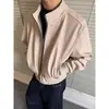 Chaqueta Guapa para Hombre de Primavera y Otoño 2025 Estilo Ins High Street Coreano Marca de Moda Estilo Hong Kong Estilo Japonés Diseño Chaqueta Holgada de Moda