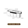 Caja de Almacenamiento para Fideos, Contenedor Sellado de Grado Alimenticio, Frasco de Almacenamiento para Fideos y Granos, Caja de Conservación a Prueba de Humedad para Refrigerador