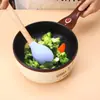 Espátula de Silicona Love, Cuchara Mezcladora de Mango Largo de Aspecto Elegante, Mango de Madera, Espátula de Silicona, Utensilios de Cocina, Raspador de Crema para Hornear