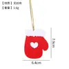 Colgante de fieltro navideño tela no tejida reno navideño DIY infantil adorno para árbol de Navidad decoración para el hogar y fiestas