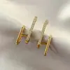Brincos de Prata S925 Agulha Estilo Hong Kong de Alta Qualidade Novos Tendência Coreana Simples Brincos de Tarraxa Celebridade da Internet Estilo Minimalista Acessórios de Orelha
