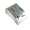 Suministros para Exteriores Manta Plateada Película de Aluminio Reflectante Plateada Vida al Aire Libre Rescate de Emergencia Primeros Auxilios Manta de Aislamiento Plata Oro
