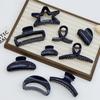 Clips Geométricos Franceses de Alta Qualidade Transfronteiriços, Clips de Tubarão de Cor Sólida Fashion e da Moda para a Parte de Trás da Cabeça, Atacado em Estoque