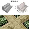 Plantilla Cuadrada Estilo Antiguo para Baldosa de Piso Modelo de Plástico Precast de Cemento Piedra de Pavimentación Exterior Piedra de Paso para Huerto Patio