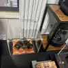 Caixa de Acrílico Vitrine Três Lados Passagem Transparente Quatro Lados Seis Lados Conector de Porca Porca de Cristal Blocos de Construção