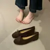Zapatos Planos de Ballet Mandago Fruta Grande Diarios a Juego Boca Baja Suaves Zapatos Planos con Lazo Estampado de Leopardo Zapatos Individuales