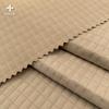 Tecido Corta-Vento Jacquard 75D de Camada Dupla com Grade de Pão Algodão Antiestático Vestuário Bagagem Tecido Elástico Atacado Jaqueta de Penas