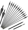 Arco y flecha recurvo compuesto transfronterizo 7.8 mm Arco de caza americano Flecha de carbono mixto Empaquetado en caja completa Flecha con pluma de goma Arco y flecha