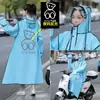 Impermeable coche eléctrico mujer hombre tormenta 2023 cuerpo completo ciclismo nuevo coche con batería integrada poncho largo