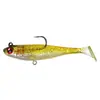 Venta al por mayor de fábrica capa de natación completa Señuelo Luya 9cm12.5g anzuelo simple cola en T pez plomado cebo blando anti-colgante fondo cebo artificial