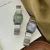 Relógio de Luxo Nicho Pequeno Estilo Mori Estudante Versátil Feminino Estilo Coreano Simples Elegante Relógio Feminino