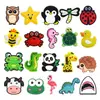 Clip para bolígrafo de goma blanda de PVC, dibujos animados, DIY, personalizado, accesorios de animales pequeños, bolígrafo de bola desmontable, clip para bolígrafo de gel, hebilla decorativa
