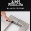 Manija de acero inoxidable con tubo cuadrado curvo simple para baño, puerta de ducha de madera, manija de puerta grande, manija de puerta de vidrio sin huellas dactilares con sellado de esmalte