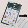 Pieza de arcilla para decoración de uñas al por mayor, plastilina verde y rosa, pieza de práctica, pegatina adhesiva fija, herramientas de arcilla blanca