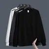 Nueva Popular Sudadera Solona Otoño e Invierno 2025 para Hombre Engrosada Sin Capucha Invierno Manga Larga Cuello Redondo Talla Grande Ropa Exterior Delgada