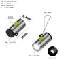Transfronterizo Nuevo Caliente LED Portátil Luz Fuerte Mini Linterna Llavero Aleación de Aluminio Carga Exterior Especial