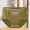 Calcinhas Sexy de Cetim Levemente Luxuosas Estilo Francês para Mulheres, Finas, Respiráveis, Confortáveis, Sem Costura, Cobertura Total, Não Enrolam, Cintura Média