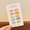 Lindo clip para flequillo de alta gama estilo coreano, clip para el pelo dopamina 2026 nuevo para niñas y niños, clip lateral de verano, accesorio para el cabello