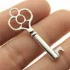 43x17mm 2.4g Prata Antiga Mais Vendido Vintage Pequeno Pingente Pingente de Chave