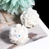 Nuevas Cuentas de Terciopelo Vintage Dobles C con Agujero Recto para DIY, Cuentas Sueltas para Cadenas de Teléfono, Llaveros, Cadenas de Bolsos y Accesorios de Joyería