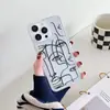 Funda de teléfono antigolpes con airbag adecuada para Apple 17 Pro Max, Agujero grande para airbag 16, 15 Moderna, 13 Grabada, 11