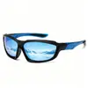 Gafas de sol futuristas a prueba de viento europeas y americanas, Gafas de sol polarizadas y anti-UV de moda para ciclismo y conducción, Gafas de sol versátiles y geniales para hombre