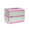 Estuche portátil de aleación de aluminio de gran capacidad para cosméticos, tatuajes, belleza, uñas, arte, pestañas, caja de herramientas, maquillaje, caja de almacenamiento para el hogar.