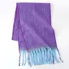 Bufanda Trenzada Gruesa Estilo Europeo y Americano Transfronteriza para Mujer, Moderna, Sencilla, Versátil, Engrosada, Bufanda Trenzada de Bloques de Color