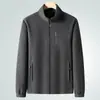 Nuevo abrigo de forro polar para otoño e invierno, abrigo de forro polar polar, suéter grueso con cuello alto, top cálido con forro de forro polar para exteriores