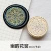 Novo produto 10month 3cm nova imagem original selo de tinta de fogo plana esculpida cabeça de vedação de latão sólido cabeça de cobre por atacado